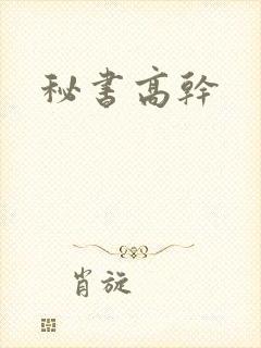 秘书高干