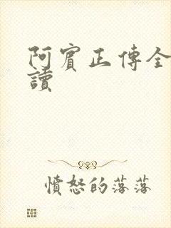 阿宾正传全文阅读