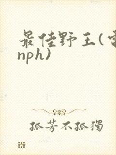 最佳野王(电竞nph)