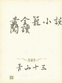 黄金笼小说免费阅读