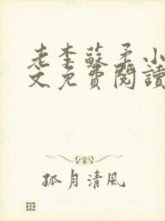 老李苏柔小说全文免费阅读