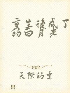 重生后成了皇帝的白月光