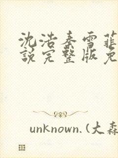 沈浩秦雪菲的小说完整版免费笔趣阁