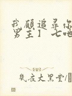 我愿追寻你【双男主】 七吔