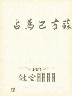 占为己有苏静初