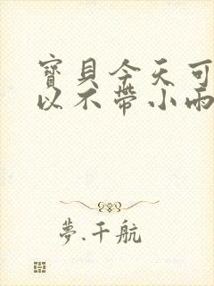 宝贝今天可不可以不带小雨伞