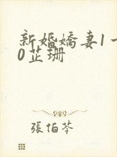 新婚娇妻1一40芷珊