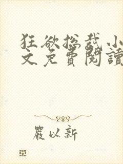 狂欲总裁小说全文免费阅读