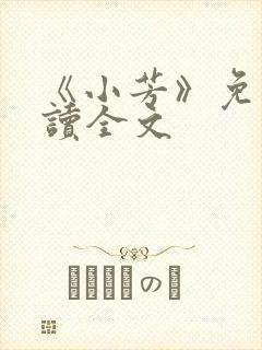 《小芳》免费阅读全文