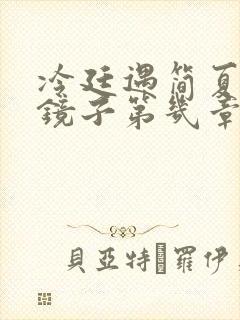 冷廷遇简夏对着镜子第几章