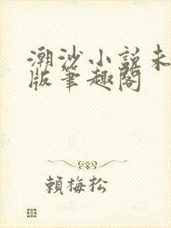 潮沙小说未删减版笔趣阁