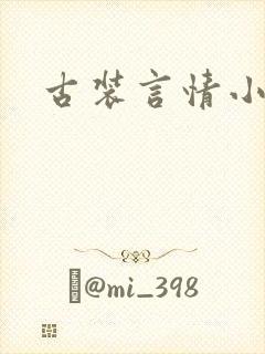 古装言情小说
