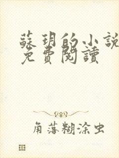 苏玥的小说全文免费阅读