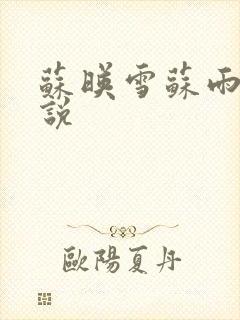 苏映雪苏雨柔小说