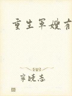 重生军嫂有空间