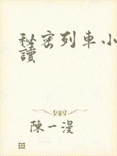 秘密列车小说阅读