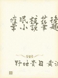 催眠校花后的日常小说笔趣阁