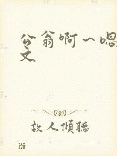 公翁啊～嗯啊h文