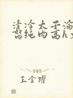 清冷太子沦为禁胬纯肉高h文