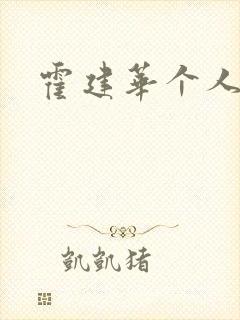 霍建华个人简历