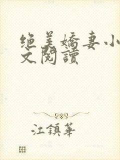 绝美娇妻小说全文阅读
