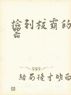 捡到校霸的遥控器