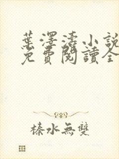 叶泽涛小说全文免费阅读全文