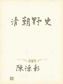 清朝野史