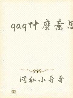 qaq什么意思