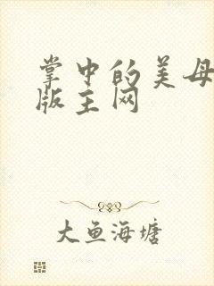 掌中的美母第一版主网