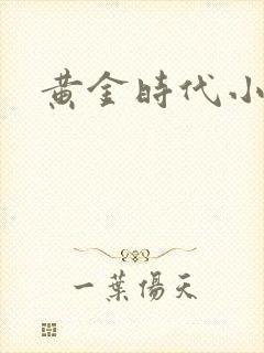 黄金时代小说