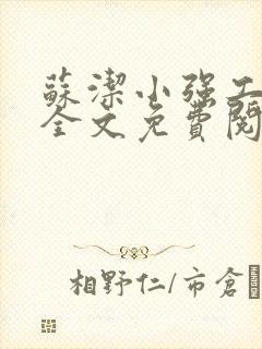 苏洁小强工地情全文免费阅读