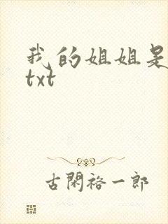 我的姐姐是美女txt