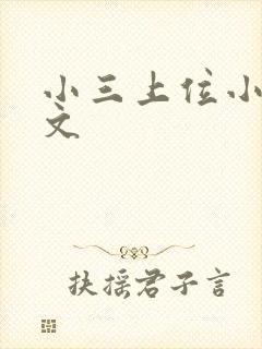 小三上位小说全文