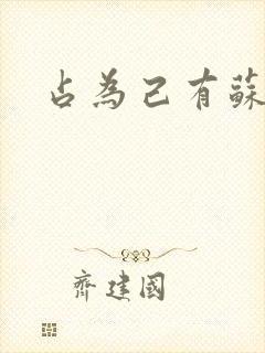 占为己有苏静初