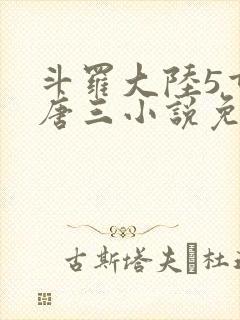 斗罗大陆5重生唐三小说免费阅读