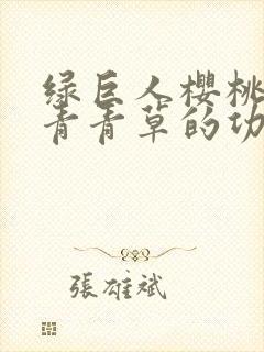 绿巨人樱桃荔枝青青草的功效