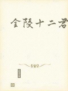 金陵十二君