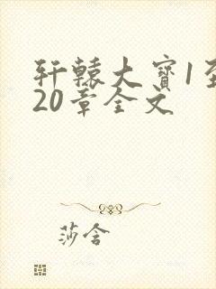 轩辕大宝1至720章全文