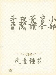 斗破苍穹小说免费阅读全部