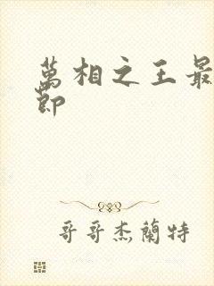 万相之王最新章节