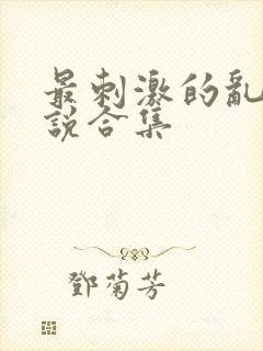 最刺激的乱惀小说合集