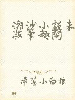 潮沙小说未删减版笔趣阁