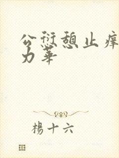 公愆憩止痒古悦力华
