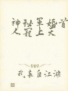 神秘军婚首长大人宠上天