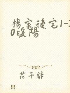 杨家后宅1-20暖阳