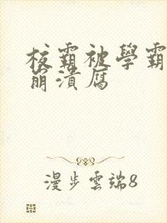 校霸被学霸玩到崩溃腐