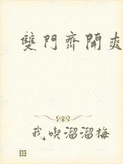 双门齐开爽死啦