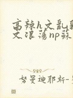 高辣h文乱乳h文浪荡np苏夏