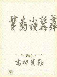 肆火小说笔趣免费阅读无弹窗